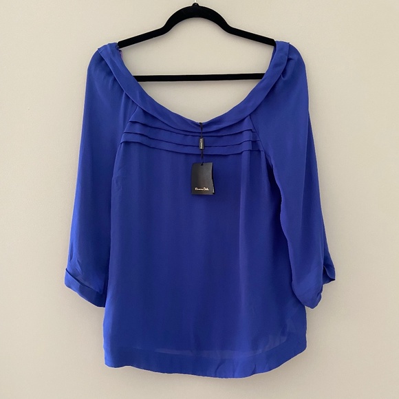NWT MASSIMO DUTTI SCOOP BACK TOP - Picture 1 of 3